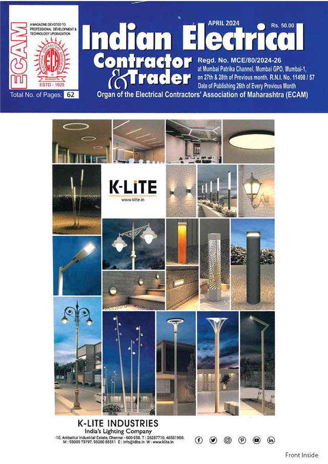 Indian Electrical Contractor & Trader - April 2024
