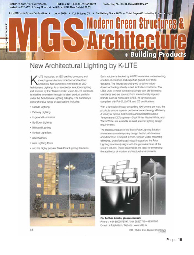 MGS Modern Green Structures & Architecture - June - 2026