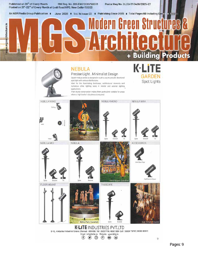 MGS Modern Green Structures & Architecture - June - 2026
